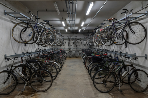 Apartment cycle storage room